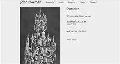 Desktop Screenshot of johnbowmanart.com